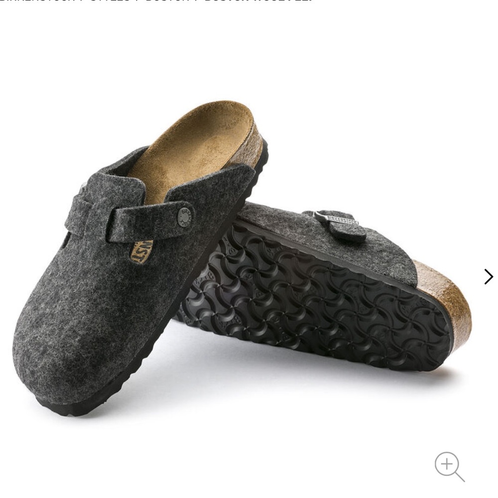 Birkenstock boston wool felt clog